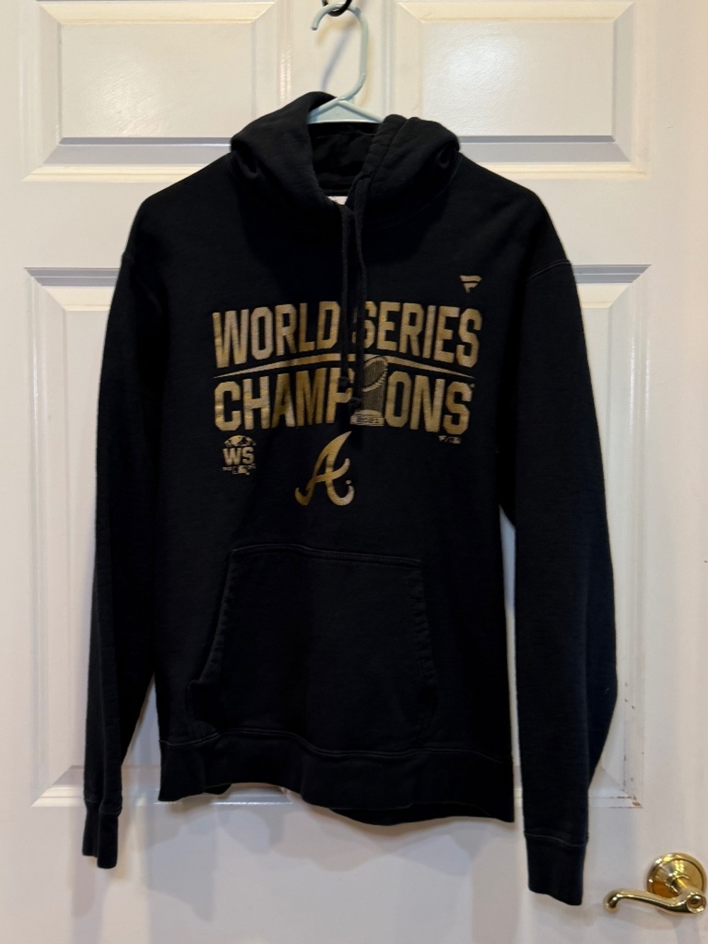 Atlanta Braves 2021 World Series Black Fanatics Championship Hoodie - L